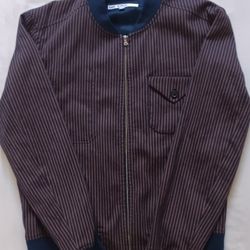 Mr Turk, Designer Zip-Up Bomber Jacket, Size Medium, Worn Once.