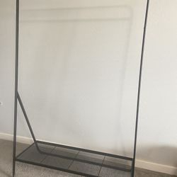 Black Metal Clothing Rack