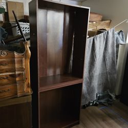 Tall Shelf With One Shelf 