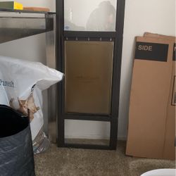 Sliding Glass Dog Door Large