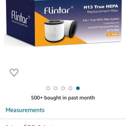 Flintar HEPA Replacement Filters MOOKA & KOIOS Purifiers 