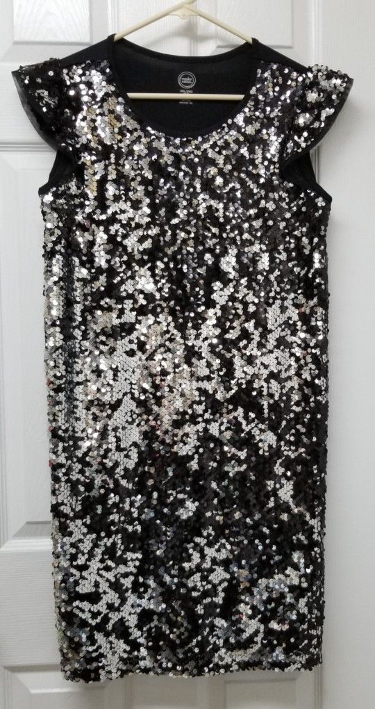 Black Sequin Dress  XXL