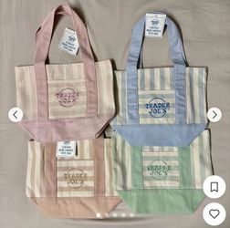 Trader Joe’s mini tote bags strip famous
