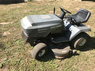 42 Craftsman Mower With 19HP Twin Motor. Great mower for price