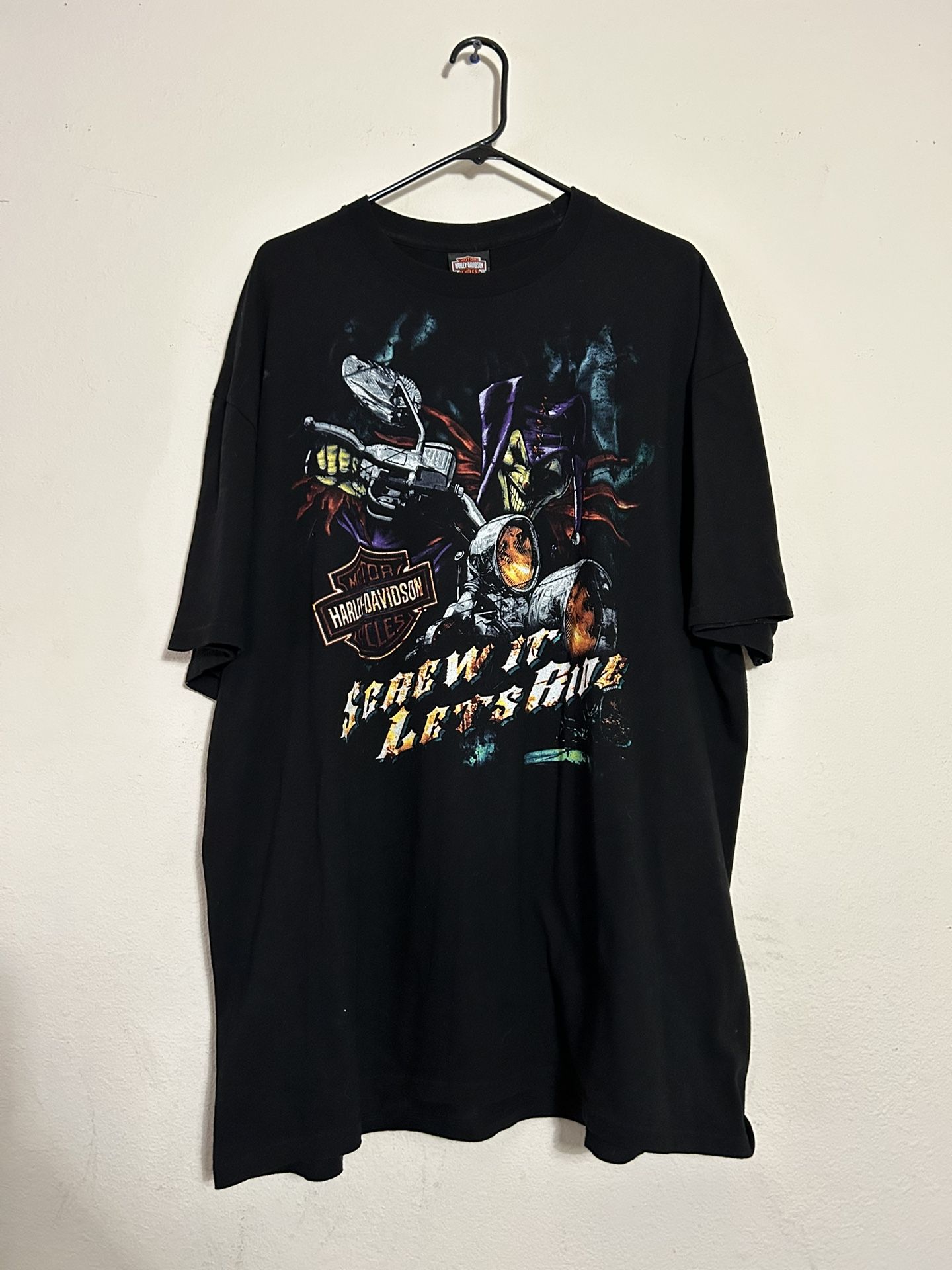 VTG Y2K EARLY 2000s AOP HONOLULU HAWII BLACK  T SHIRT SIZE 3XL