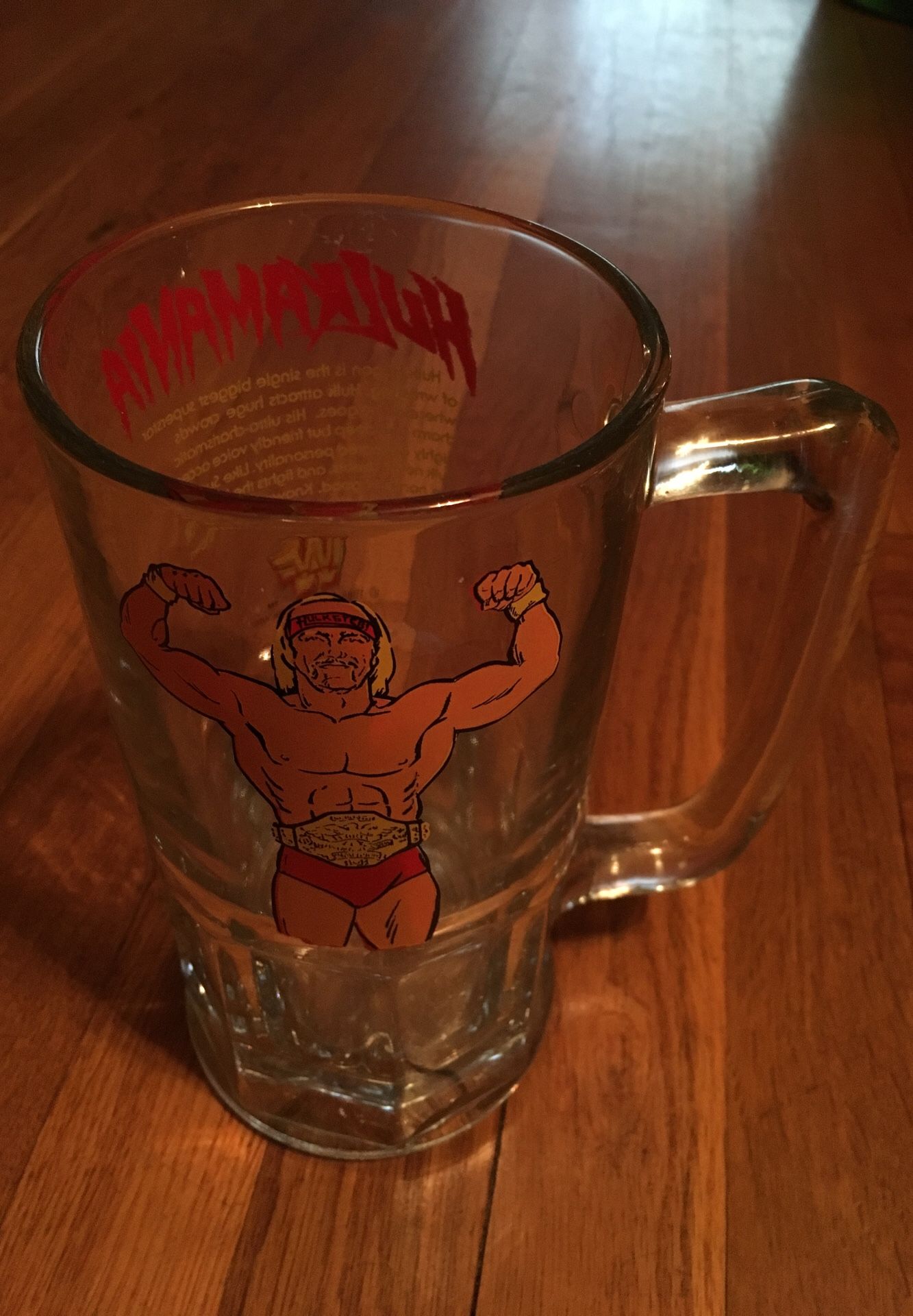 Hulk Hogan Glass Mug
