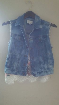 Forever 21 Jean Vest and Cami