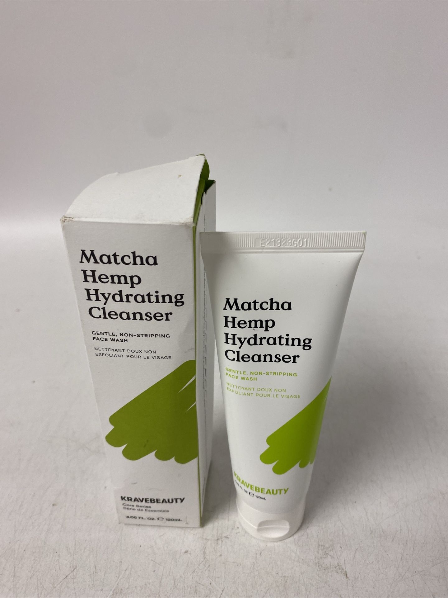 KraveBeauty Matcha Hemp Hydrating Cleanser Daily Gentle Non-Stripping Face Wash