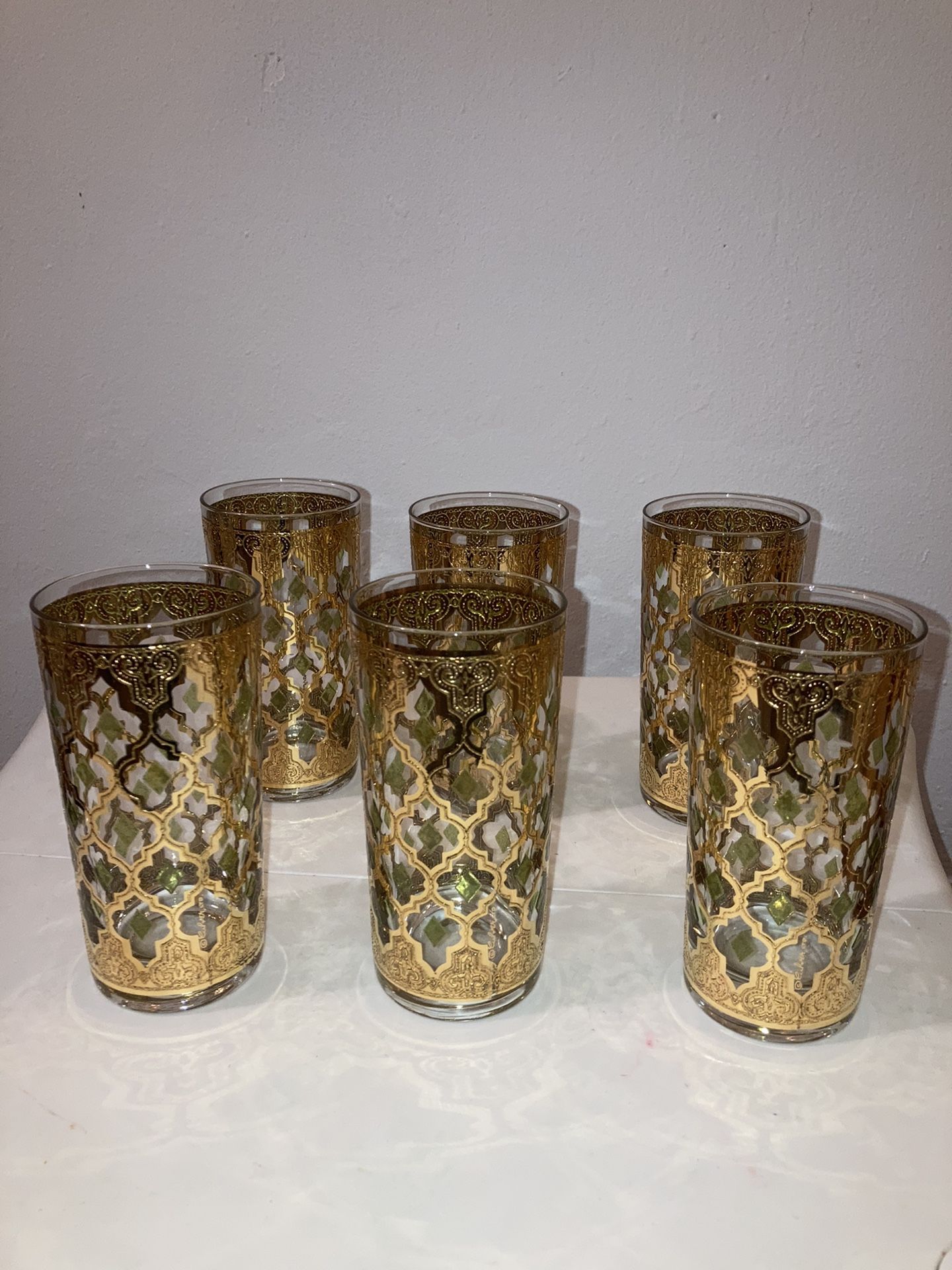 Vintage Valencia Design Glassware