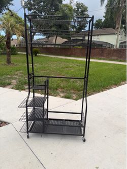 Garage storage rack organizer