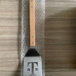 T-Mobile 6/10/25 Tuesdays Tan Wooden & Silver BBQ Grill Metal Spatula with Bottle Opener 17" NWT