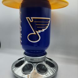 Mason Jar Bird Feeder- Blues 