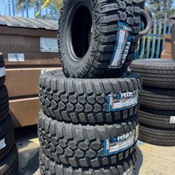 33x12.50r15 RBP MT 4 NEW TIRES INSTALLED AND BALANCED