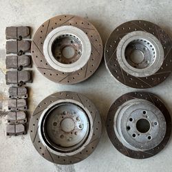 Lexus IS 350 06-13 GS 350 07-11 Front And Rear Rotors & Pads