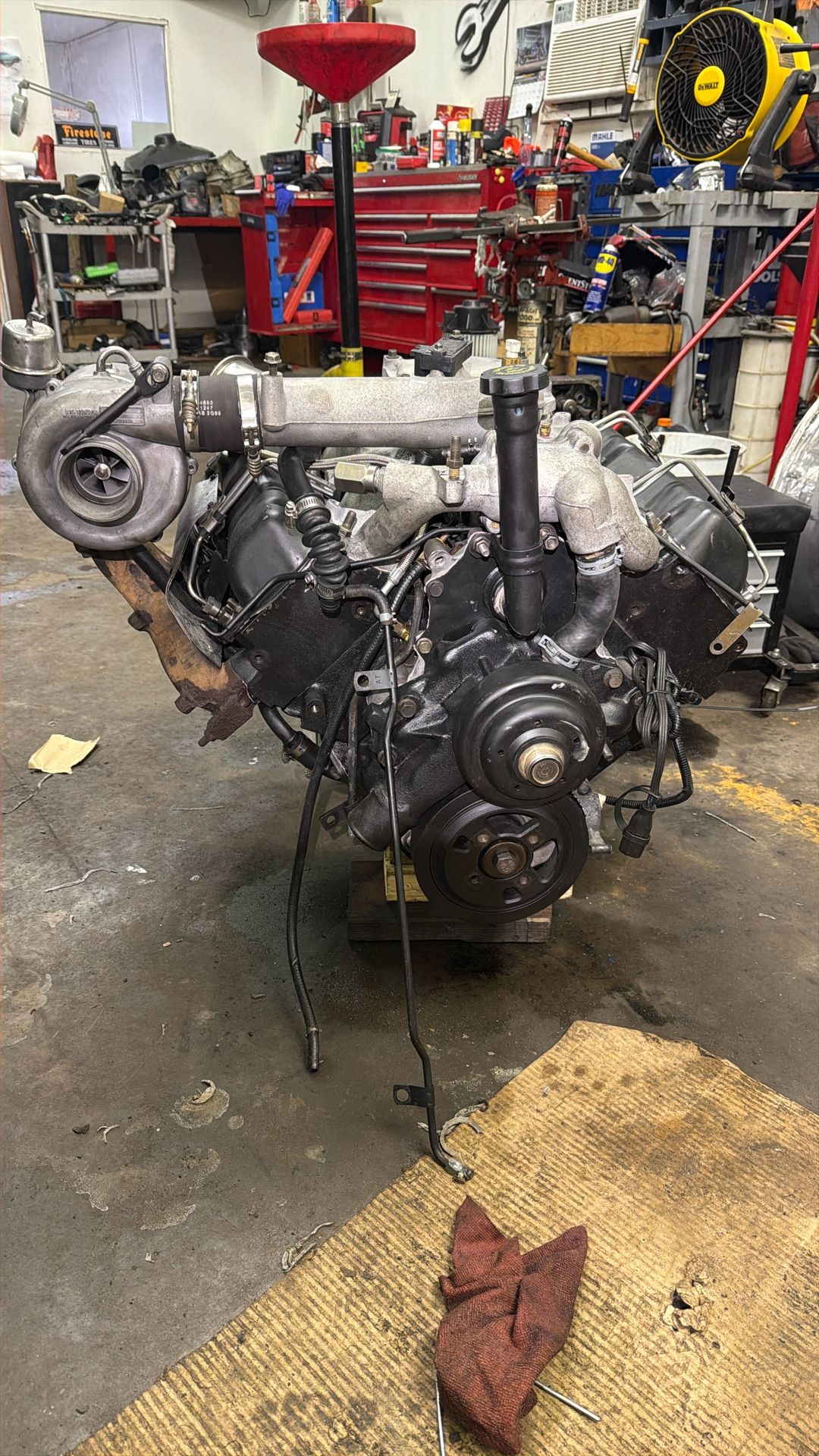 1999 Chevy Engine 6.5 Diesel Turbo Engine Rebuild In The Dealership 8000 Miles Only
