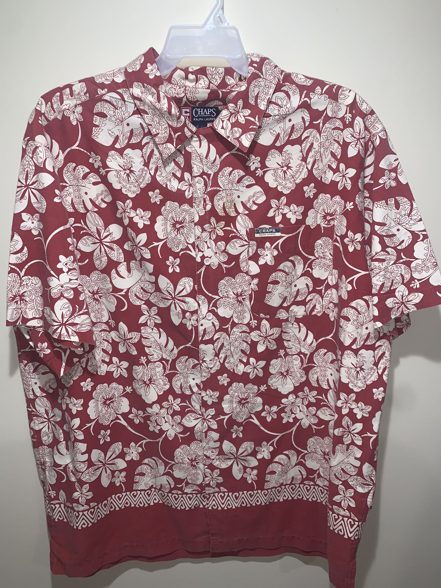 Chaps Ralph Lauren Hawaiian Shirt 