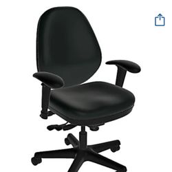 Mid-Back Chair With Adjustable Arms