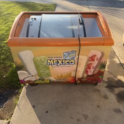 Ice Cream Freezer On Wheels