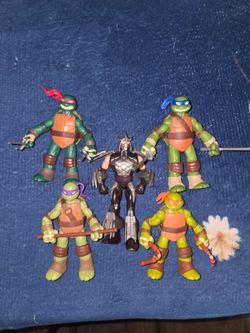 TMNT Action Figure Lot of 5