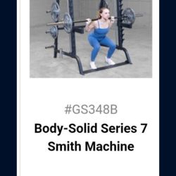 Smith Machine, bench, weights, bars and more