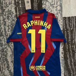 Fc Barcelona Raphinha Soccer Jersey