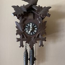 Vintage Wood German Cuckoo Clock