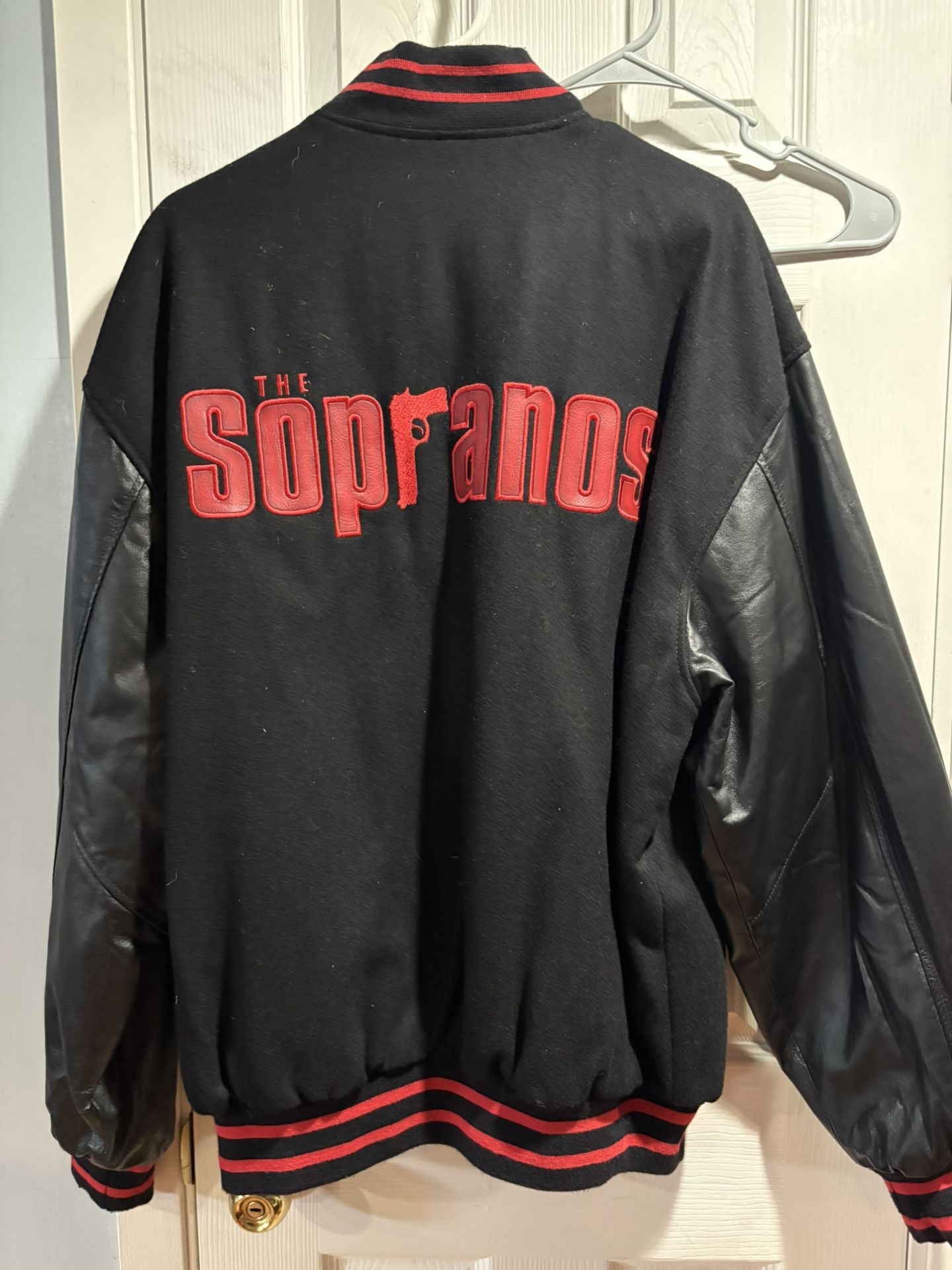 HBO Vintage Sapranos Bomber Jacket Reversible X Large
