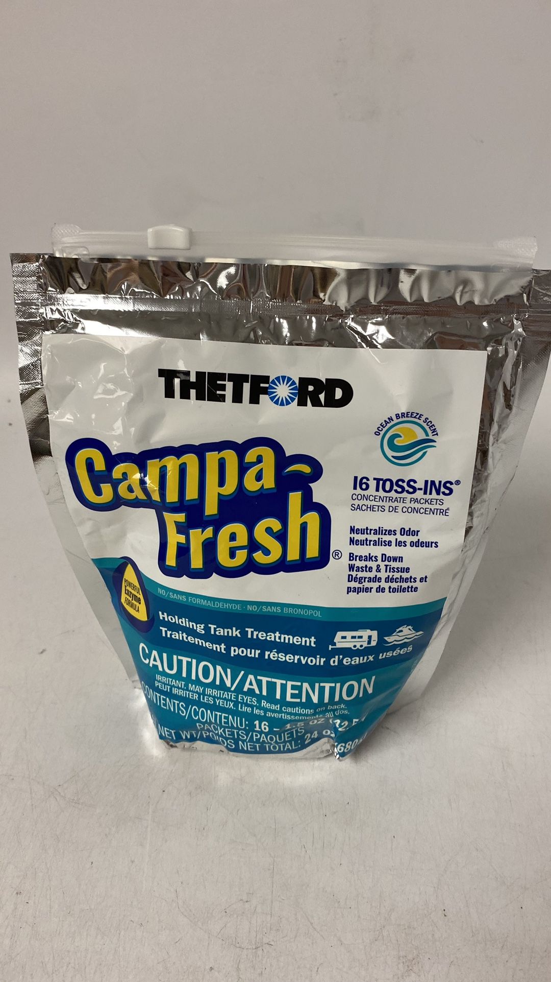 Thetford Campa-Fresh Ocean Breeze Scent RV Holding Tank Treatment, Formaldehyde