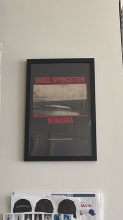 Framed Print - Bruce Springsteen Nebraska