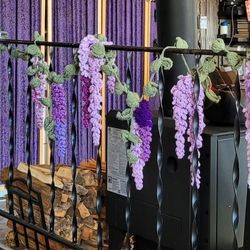Crochet Wisteria Vine