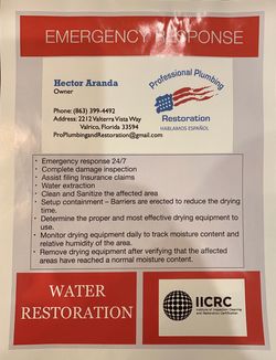 Service Water Restore