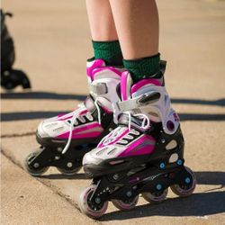 5th Element Patines en línea ajustables para niños y niñas con soporte para el tobillo, medidas 12 -1