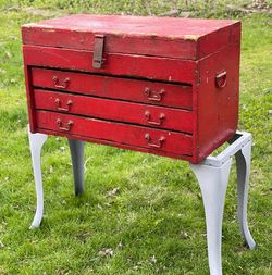 VTG c1920s Machinist Toolbox -All Original