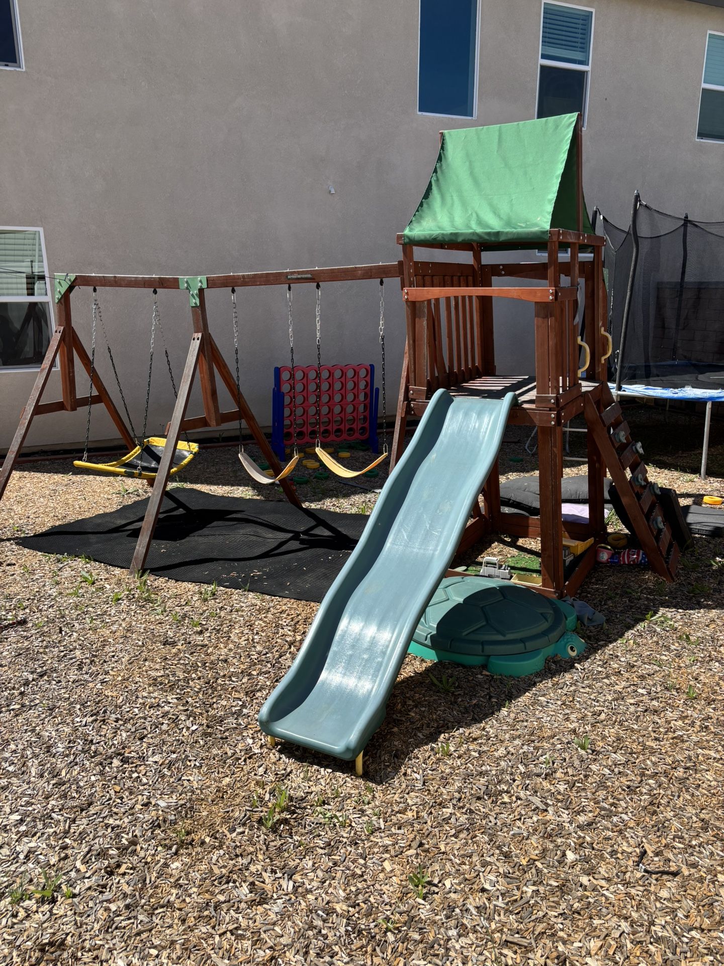 Swing Set Slide Monkey Bars