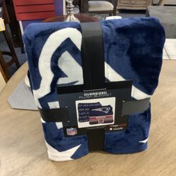 Patriots Plush Throw Blanket 