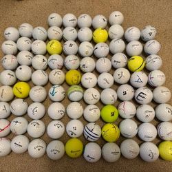 Lot Of Used Golf Balls 105 Total