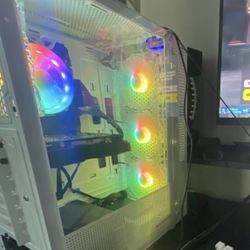 STGAubron Gaming PC Computer Desktop, AMD Athlon 3000G 3.5G, Radeon RX 580 8G GDDR5, 16G DDR4 Memory, 1T SSD, 600M WiFi, BT 5.0, RGB Fan x 4, Windows 
