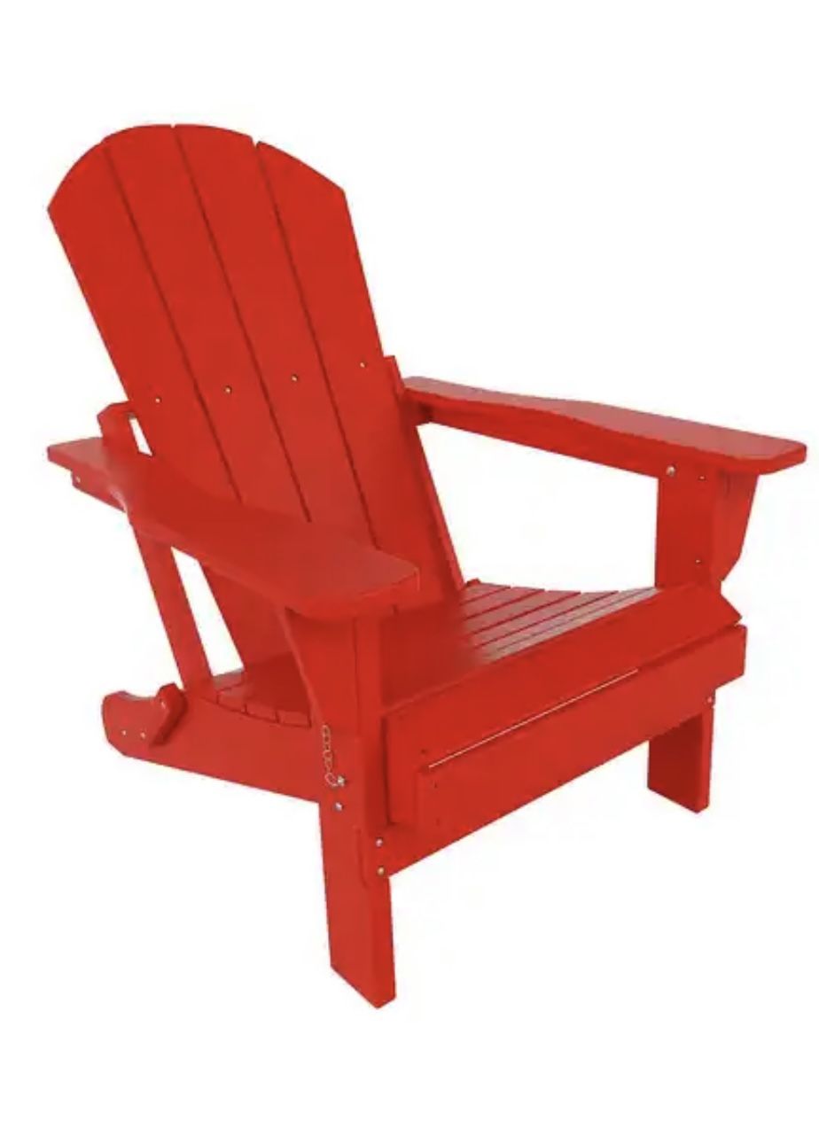 POLYTRENDS Laguna All Weather Poly Outdoor Adirondack Chair Foldable - Main Image