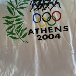 Vintage Unisex Athens Greece 2004 Olympic Games T-Shirt $15 each or 2 for $20 (Mix & Match) (3 available)