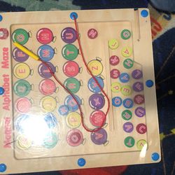 ABC Magnetic Alphabet Maze for Kids To Learn 