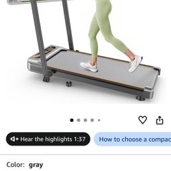 Brand New Folding Walking Pad Treadmill with Incline