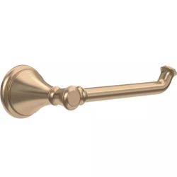 Cassidy Wall Mount Single Post Toilet Paper Holder Bath Hardware Accessory in Champagne Bronze
