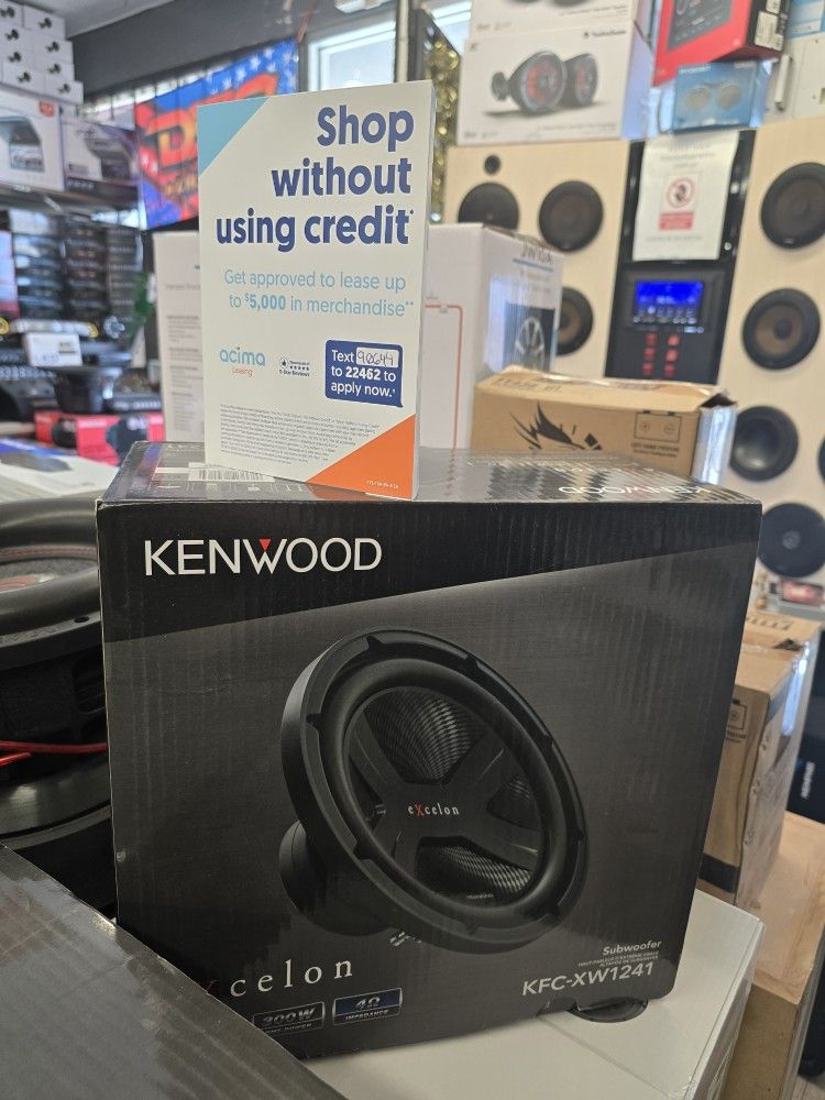 Kenwood Excelon 12" Sub