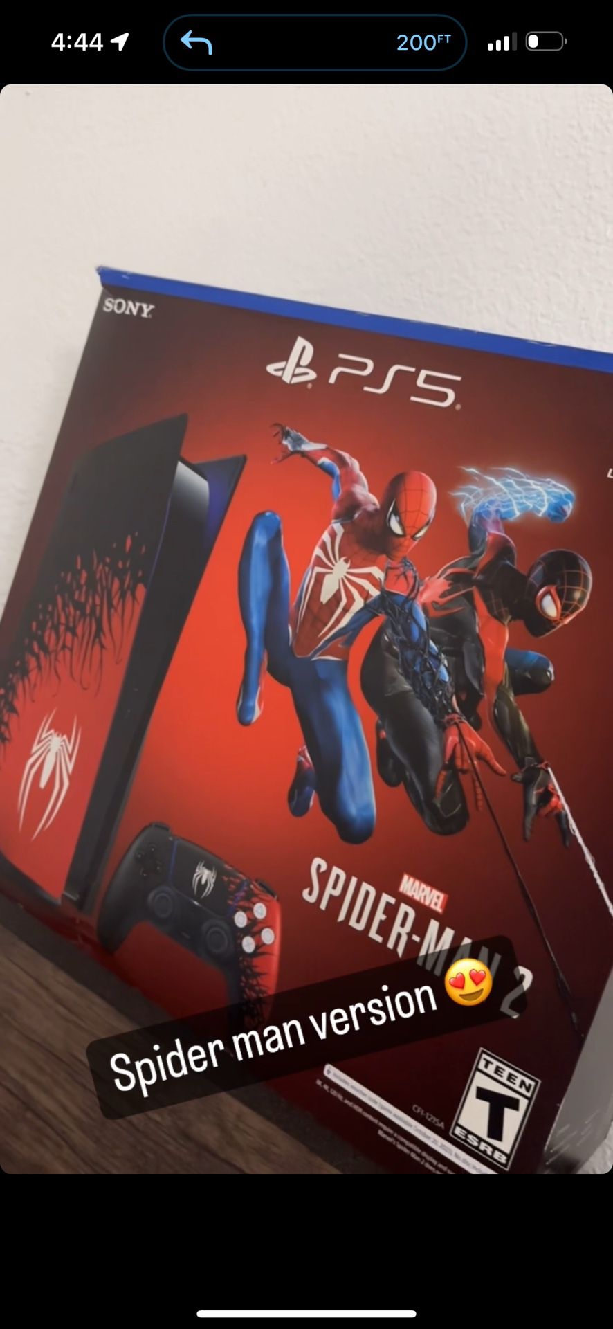 PS5 Spider Man Edition 