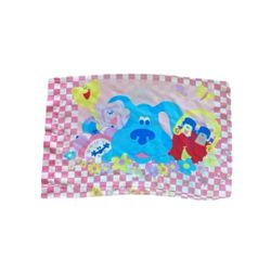 Blue Clues Double Sided Standard Pillowcase Dan River 20" x 30"