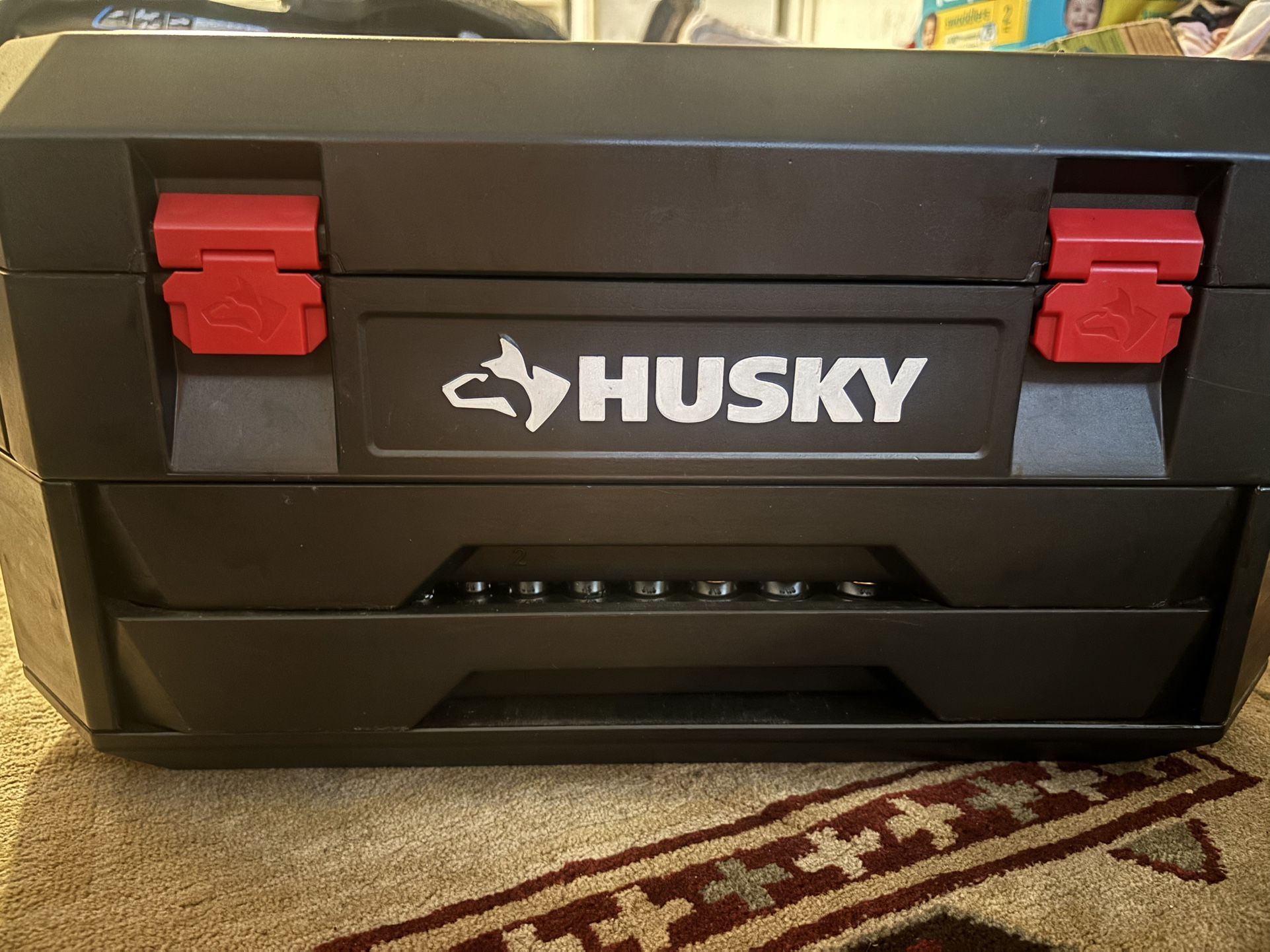 husky tool box set