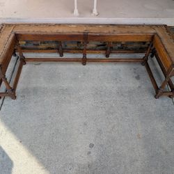 Antique 19th Century English Oak Joint Bench 
