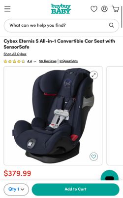 Cybex eternis all in one car seat, navy blue