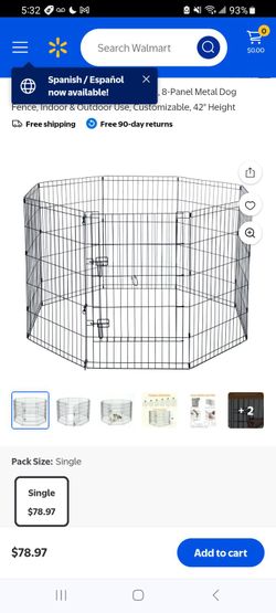 Like new pet trex dog play pen asking $50 cash must pick up Broadway and apache buckeye az