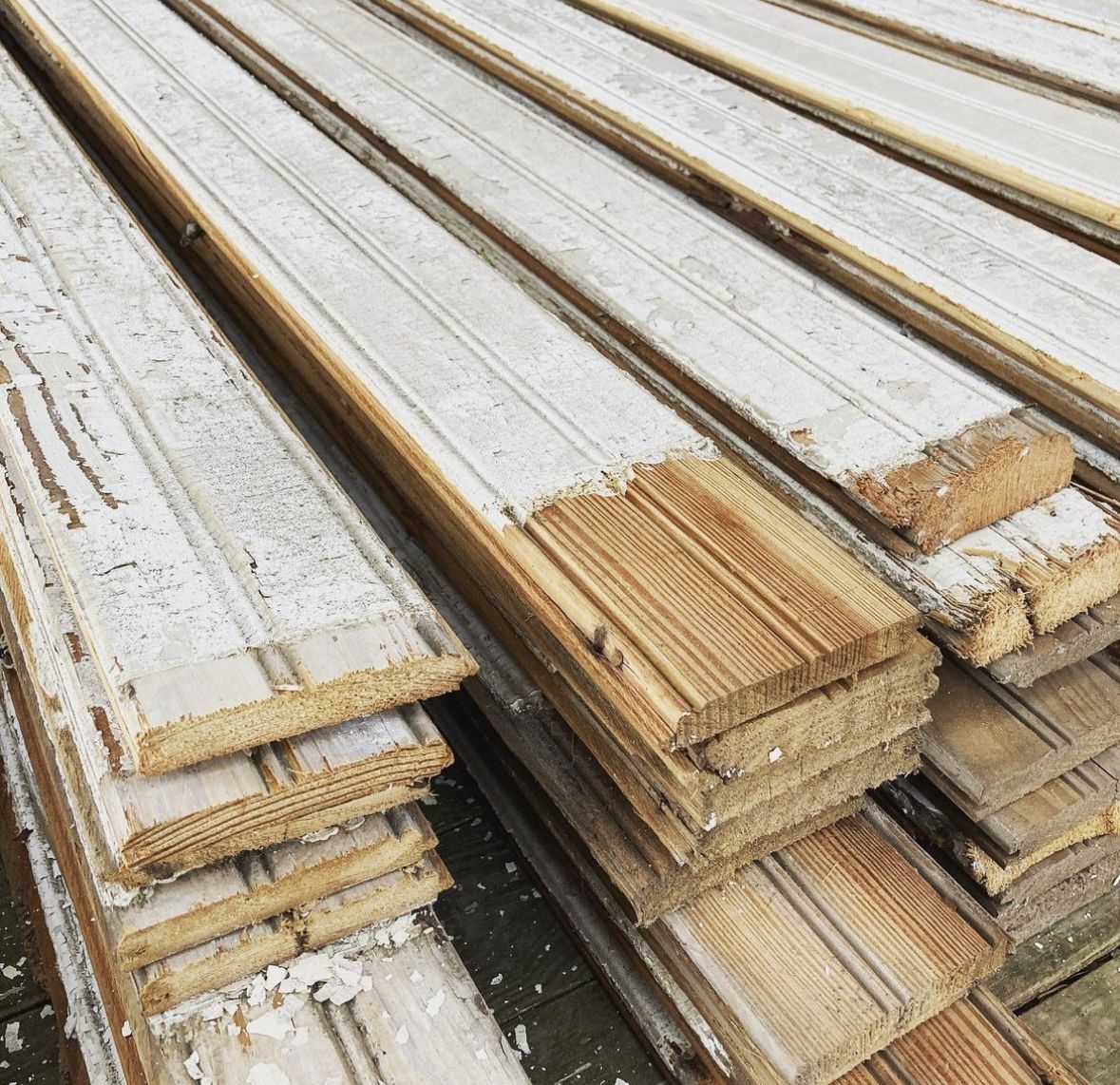 Reclaimed Antique Beadboard